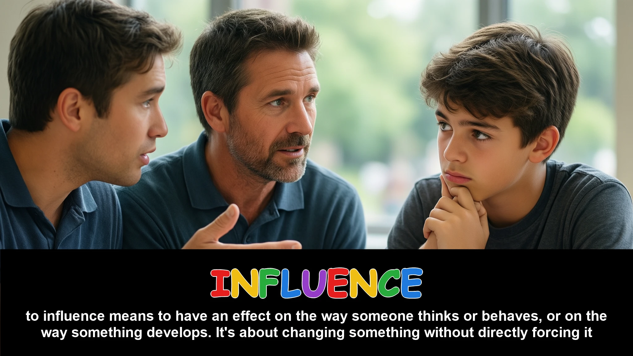 English Illustration for influence